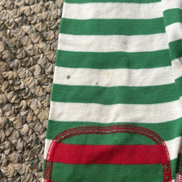 Hanna Andersson Christmas striped 2 pc pajamas 4T - Picture 8 of 8